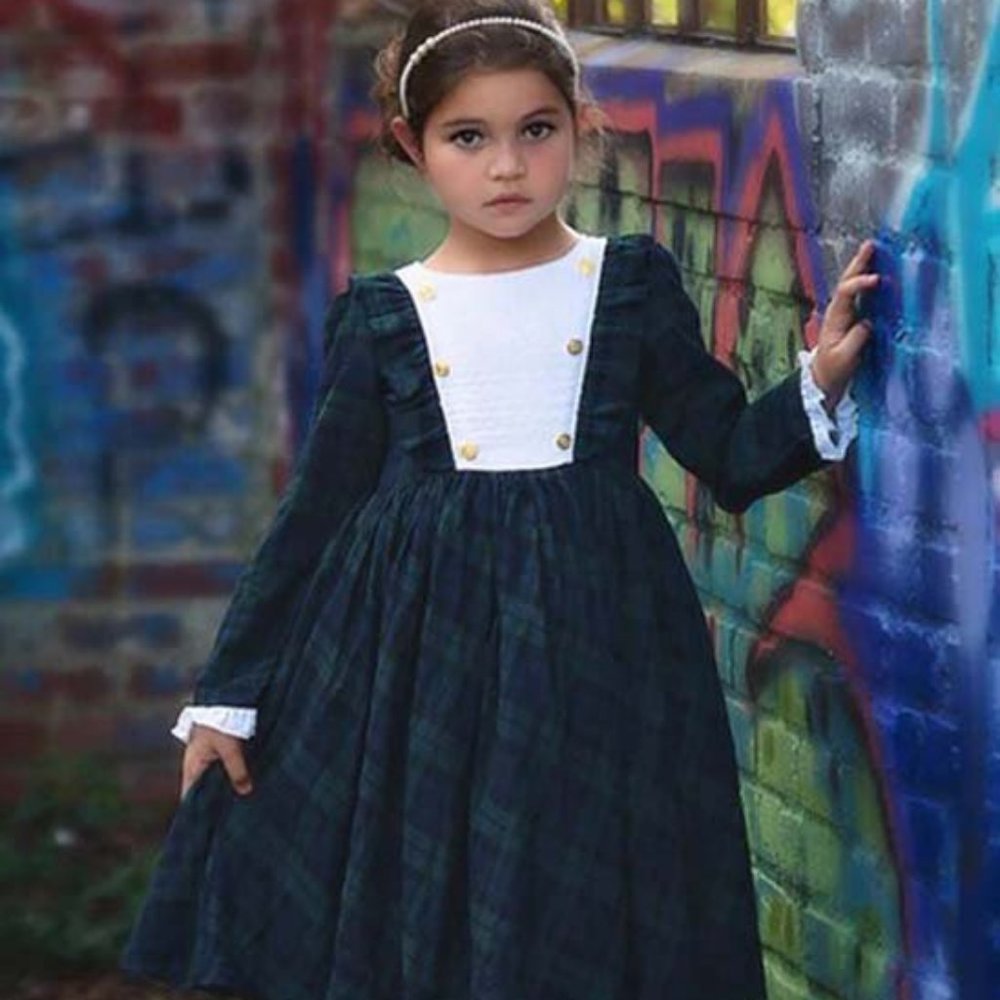 Trish Scully Plaid Lola Dress Sz 7 like new!! $32